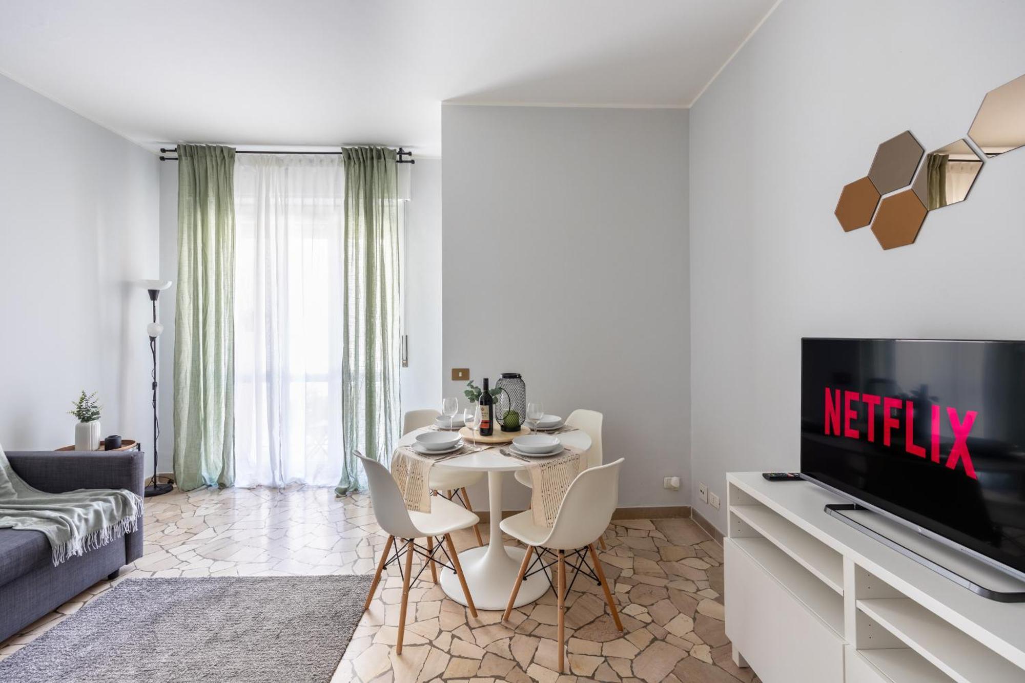 8 Min Dalla Metro Casa Elegante Con Netflix E Wifi ميلان المظهر الخارجي الصورة